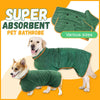 Residue-free and easy to clean dog bathrobe