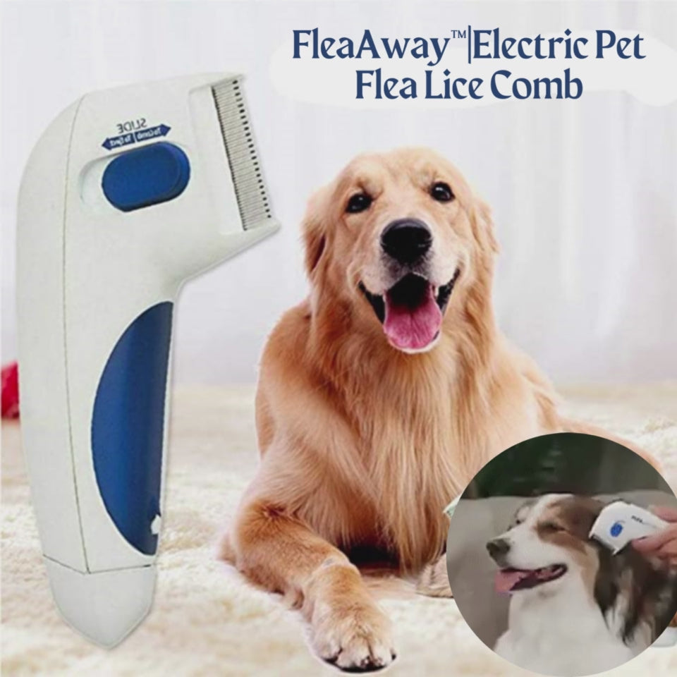 FleaAway™|Electric Pet Flea Lice Comb